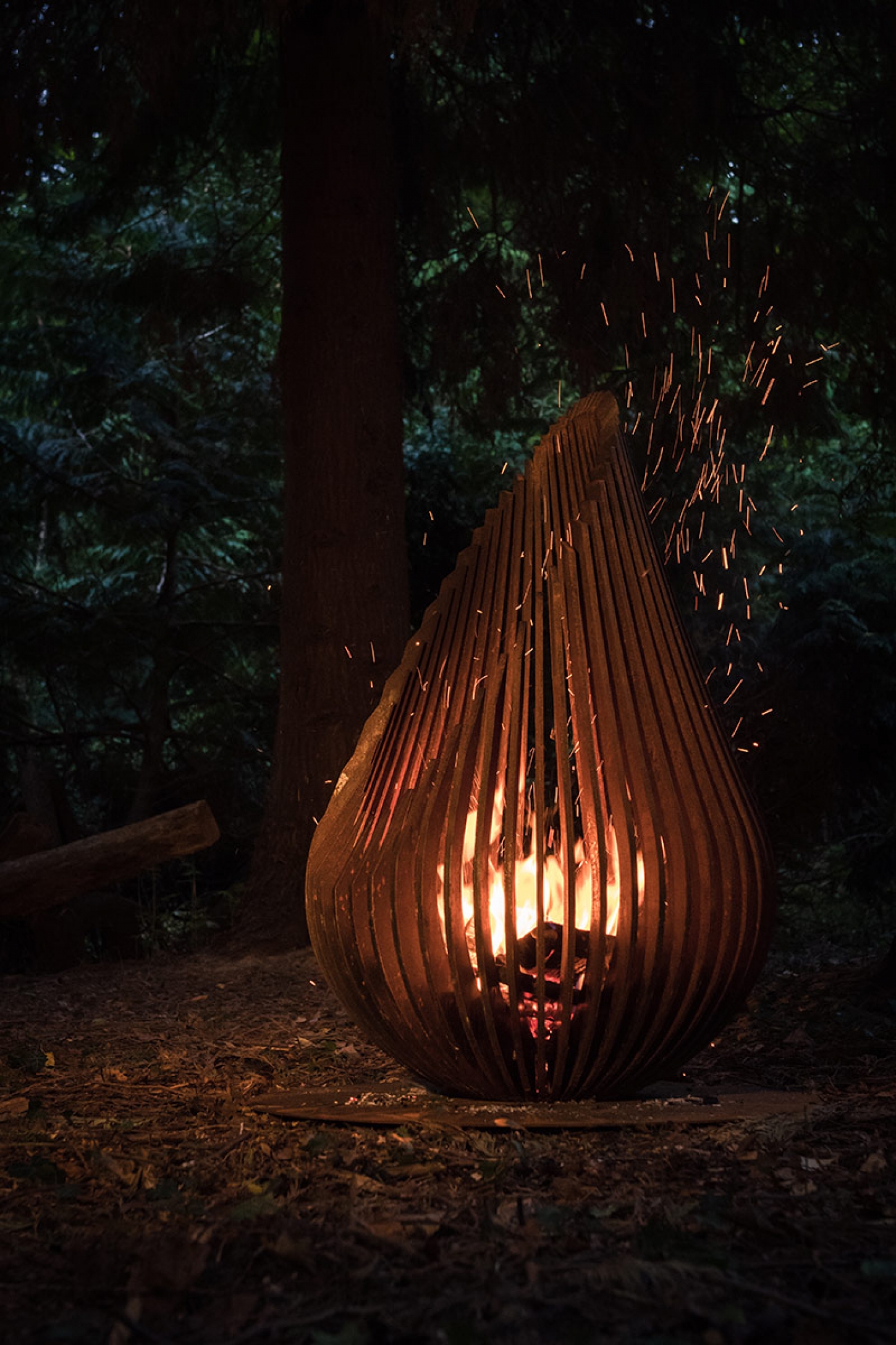 If you install your fire pit place in your garden, pay attention to the most important lines of sight from the places you spend the most time. 